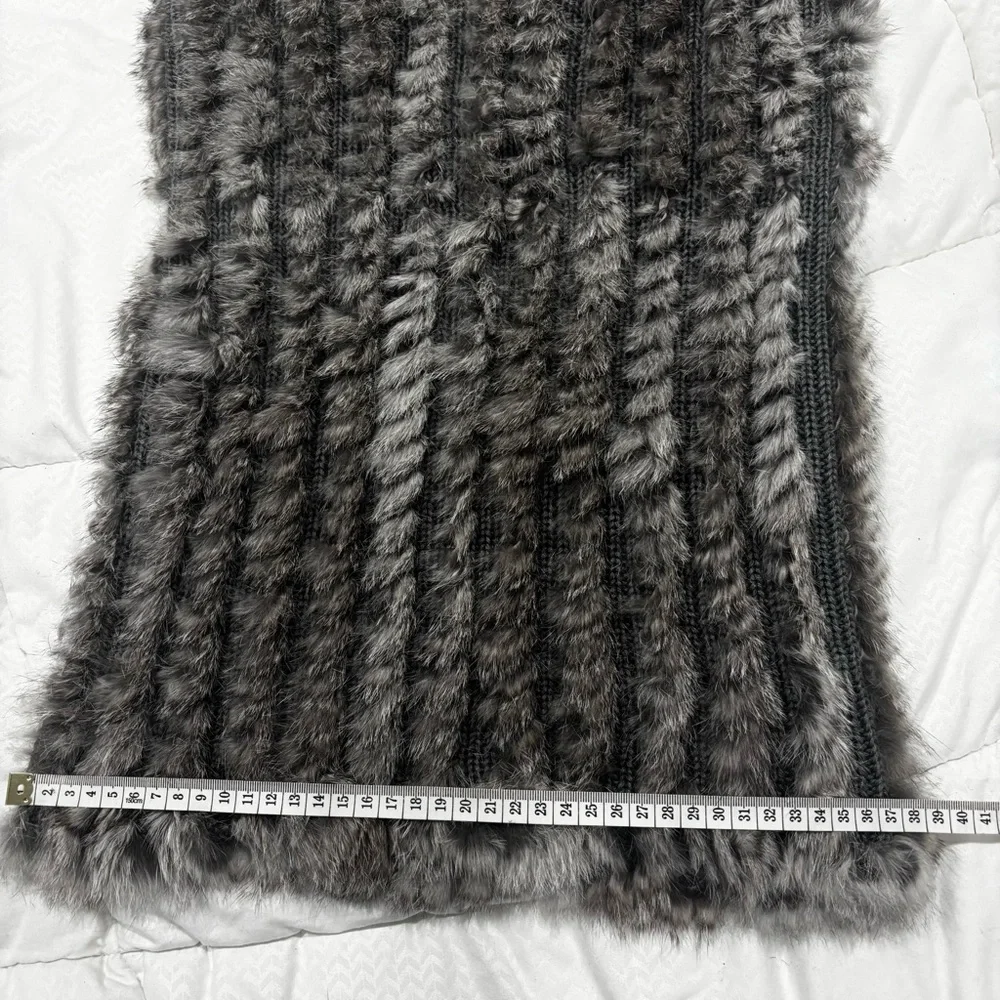 Real Rabbit Fur Scarf - Picture 8 of 8